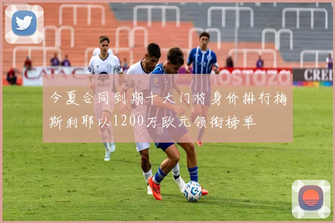 今夏合同到期十大门将身价排行梅斯利耶以1200万欧元领衔榜单